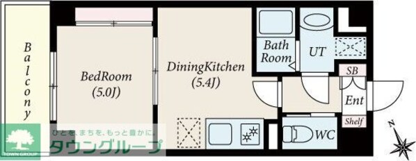 グローリオシェルト新宿山吹町の物件間取画像